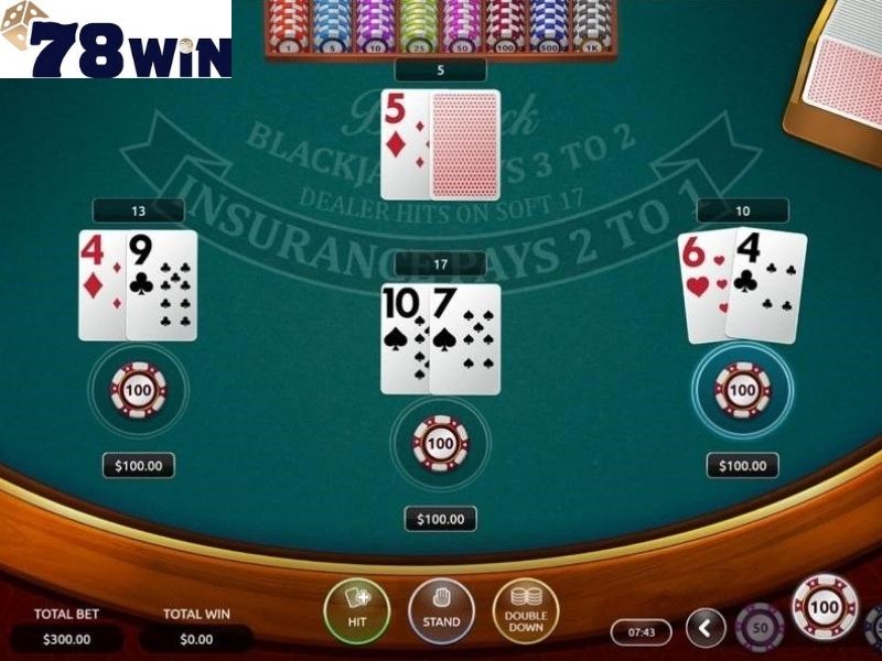 Người tham gia Blackjack cần đạt được tổng điểm ở các lá bài gần 21 nhất